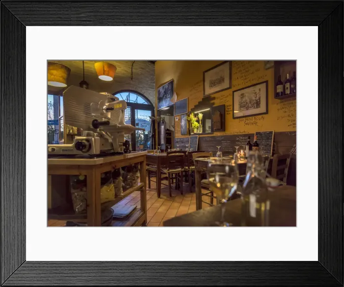 Framed Print : europe, Italy, Umbria. A restaurant (Bacco Felice) in Bevagna Framed Print : europe, Italy, Umbria. A restaurant (Bacco Felice) in Bevagna