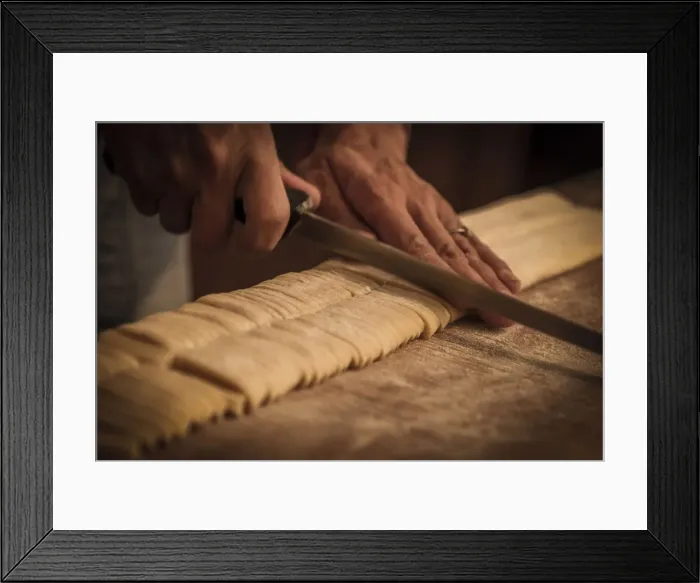 Framed Print : europe, italy, umbria. Pasta making traditional style Framed Print : europe, italy, umbria. Pasta making traditional style