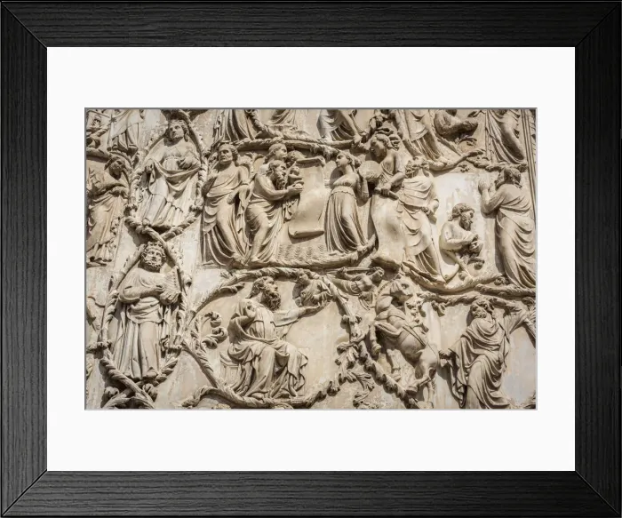 Framed Print : europe, italy, Umbria, Orvieto. Detail of the facade of the cathedral Framed Print : europe, italy, Umbria, Orvieto. Detail of the facade of the cathedral