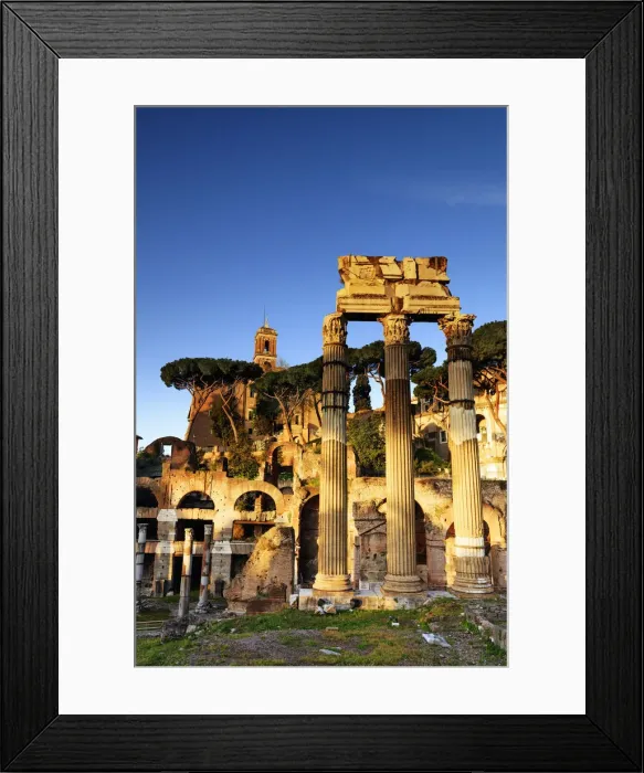 Framed Print : Italy, Rome, Colosseum and Roman Forum at sunrise Framed Print : Italy, Rome, Colosseum and Roman Forum at sunrise