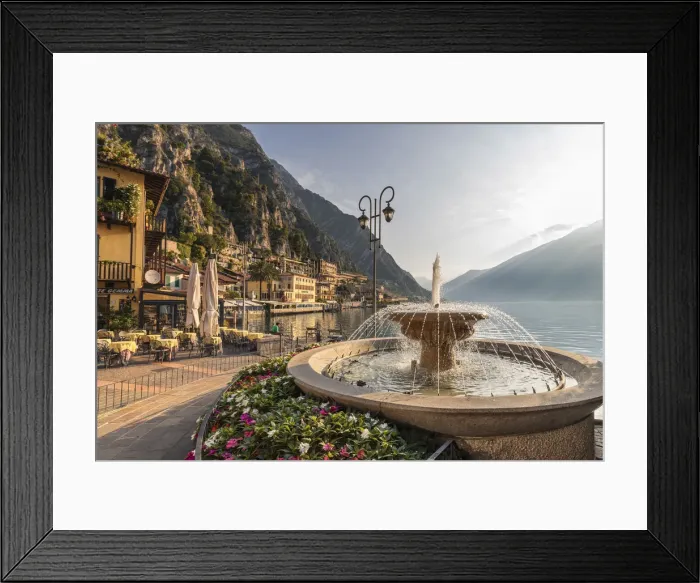 Framed Print : Italy. Lombardy. Brescia district. Lake Garda. Limone sul Garda Framed Print : Italy. Lombardy. Brescia district. Lake Garda. Limone sul Garda
