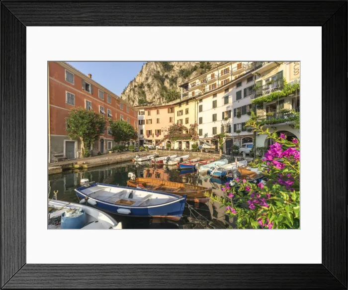 Framed Print : Italy. Lombardy. Brescia district. Lake Garda. Limone sul Garda Framed Print : Italy. Lombardy. Brescia district. Lake Garda. Limone sul Garda