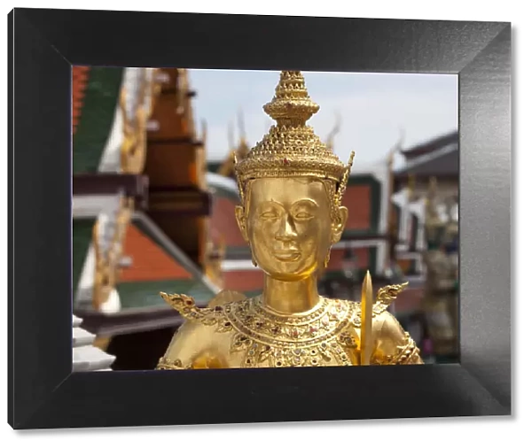 Scene around Wat Pho in Bangkok Thailand