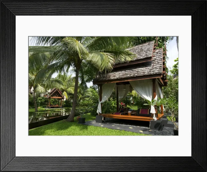 Framed Print : Anantara Hotel atMae Nam Beach, Ko Samui, Thailand