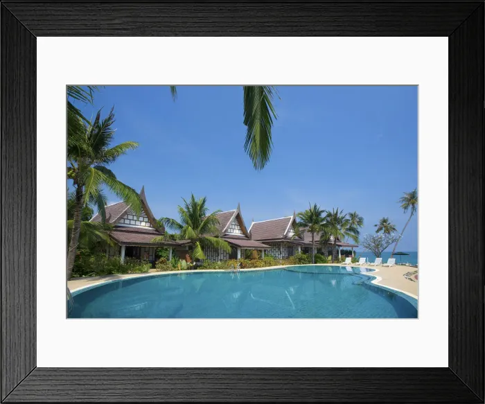Framed Print : Hotel at Lamai Beach, Ko Samui Island, Thailand Framed Print : Hotel at Lamai Beach, Ko Samui Island, Thailand