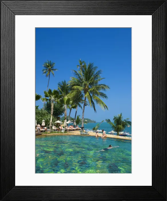 Framed Print : Anantara Hotel at Mae Nam Beach, Ko Samui Island, Thailand Framed Print : Anantara Hotel at Mae Nam Beach, Ko Samui Island, Thailand