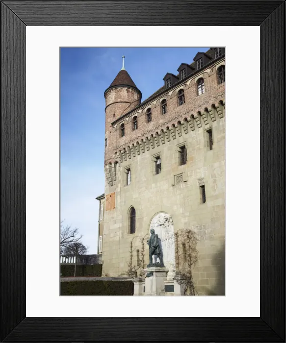 Framed Print : Lausanne Chateau, Lausanne, Vaud, Switzerland Framed Print : Lausanne Chateau, Lausanne, Vaud, Switzerland
