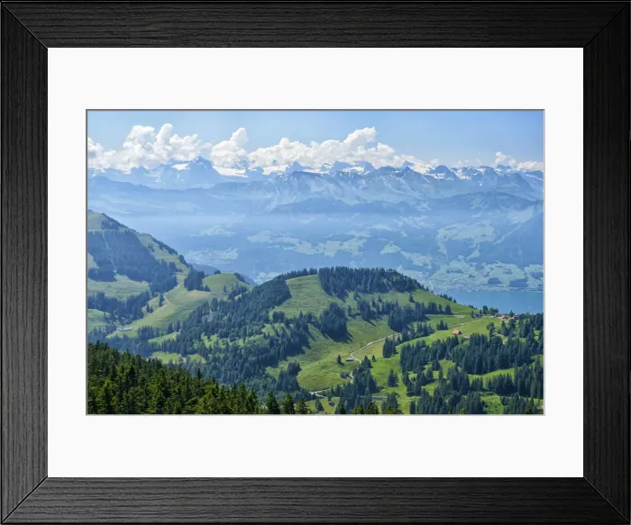 Framed Print : View towards the alps on top of Mount Rigi, Switzerland, North-Eastern Swiss Alps, Europe Framed Print : View towards the alps on top of Mount Rigi, Switzerland, North-Eastern Swiss Alps, Europe