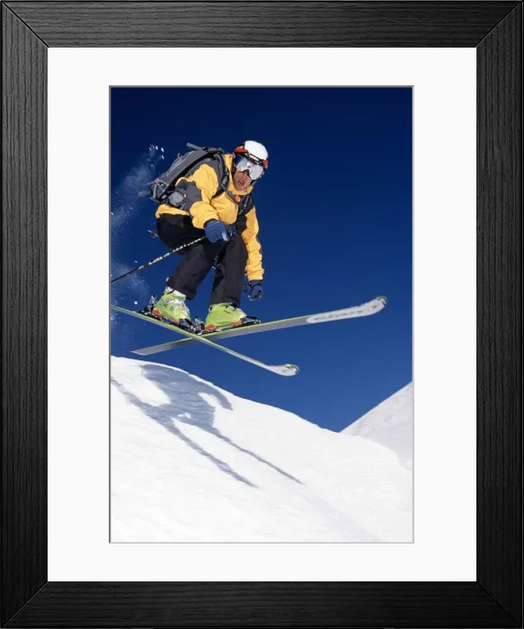 Framed Print : Skiing, Freeride, Arosa, Grisons, Switzerland (MR) Framed Print : Skiing, Freeride, Arosa, Grisons, Switzerland (MR)