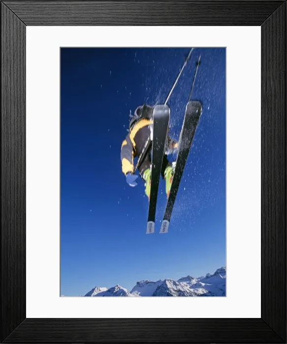 Framed Print : Skiing, Freeride, Arosa, Grisons, Switzerland (MR) Framed Print : Skiing, Freeride, Arosa, Grisons, Switzerland (MR)