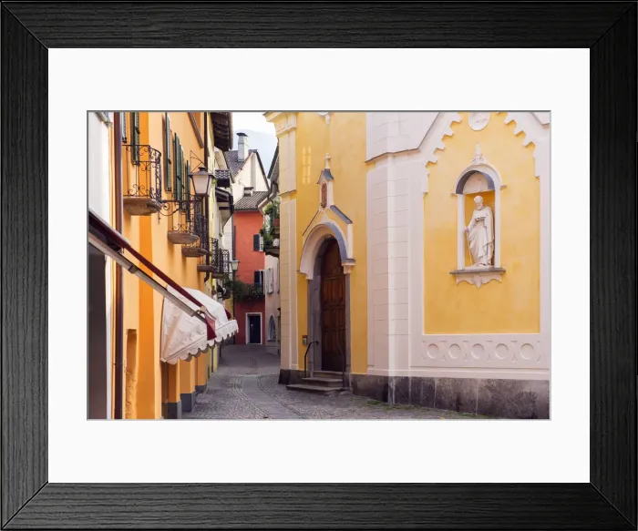 Framed Print : Europe, Switzerland, Ticino, Ascona, old town Framed Print : Europe, Switzerland, Ticino, Ascona, old town