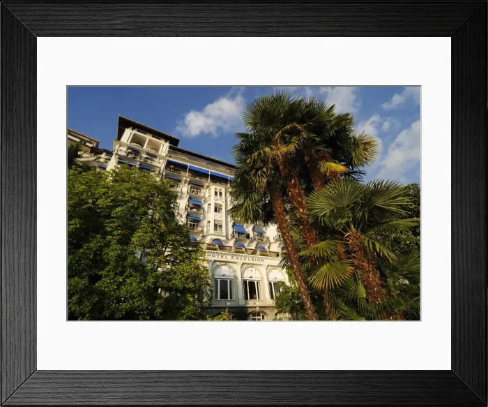 Framed Print : Hotel Excelsior, Montreux, Lake Geneva, Switzerland Framed Print : Hotel Excelsior, Montreux, Lake Geneva, Switzerland