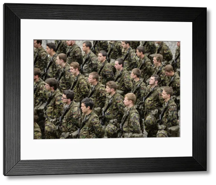 Framed Print : Swiss Army, Thun, Switzerland, Europe Framed Print : Swiss Army, Thun, Switzerland, Europe