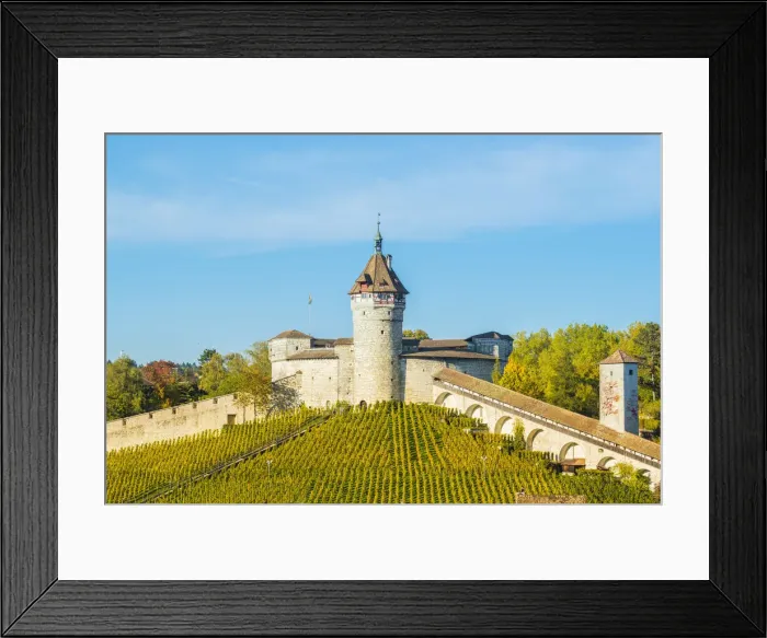 Framed Print : Munot fortress and vineyards, Schaffhausen, Switzerland Framed Print : Munot fortress and vineyards, Schaffhausen, Switzerland