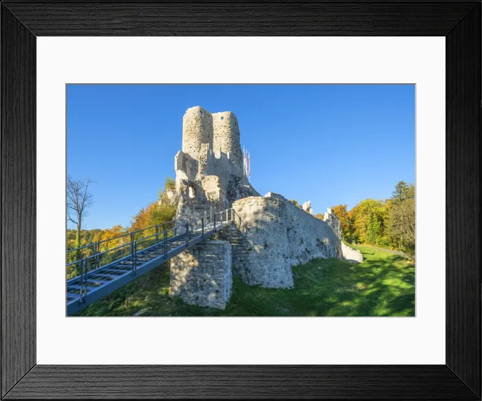 Framed Print : Castle ruin Pfeffingen, Pfeffingen, Basel-Country, Switzerland Framed Print : Castle ruin Pfeffingen, Pfeffingen, Basel-Country, Switzerland