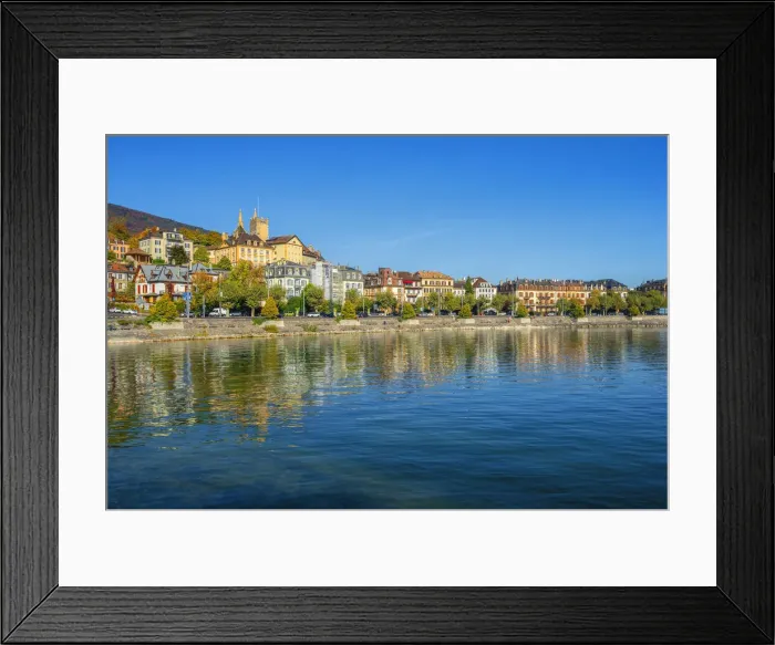 Framed Print : Neuchatel, Switzerland Framed Print : Neuchatel, Switzerland