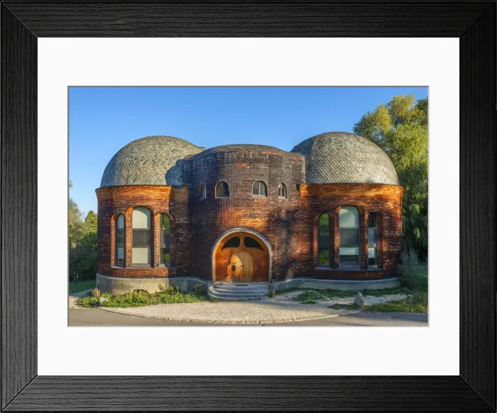 Framed Print : Glasshaus at Goetheanum by Architect Rudolf Steiner, Dornach, Solothurn, Switzerland Framed Print : Glasshaus at Goetheanum by Architect Rudolf Steiner, Dornach, Solothurn, Switzerland