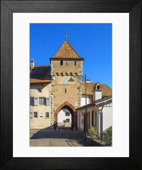 Framed Print : City gate of Waldenburg, Basel-Country, Switzerland Framed Print : City gate of Waldenburg, Basel-Country, Switzerland