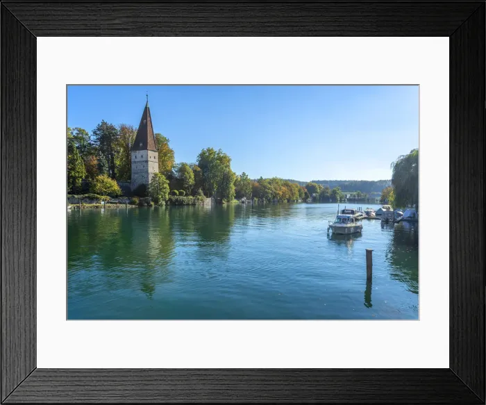 Framed Print : Krummturm with river Aare, Solothurn, Switzerland Framed Print : Krummturm with river Aare, Solothurn, Switzerland