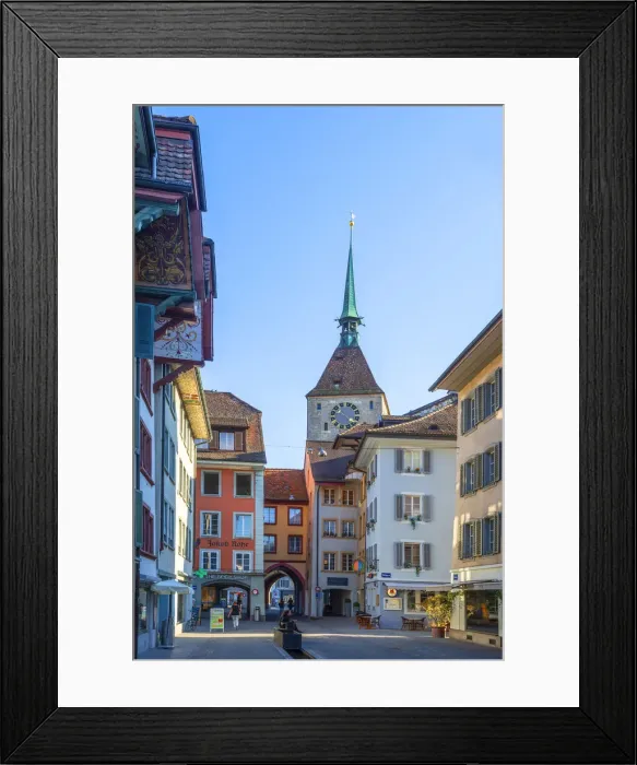 Framed Print : Upper tower, Aarau, Aargau, Switzerland Framed Print : Upper tower, Aarau, Aargau, Switzerland