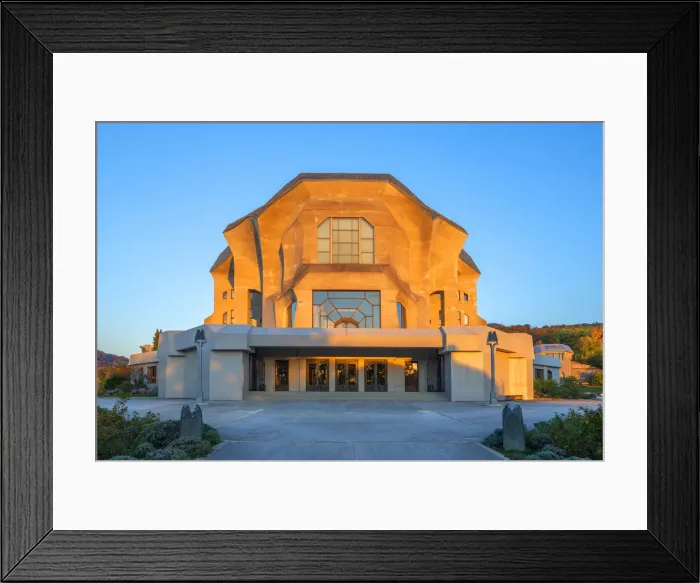 Framed Print : Goetheanum by Architect Rudolf Steiner, Cultural center and domicile of the Antroposophic Framed Print : Goetheanum by Architect Rudolf Steiner, Cultural center and domicile of the Antroposophic
