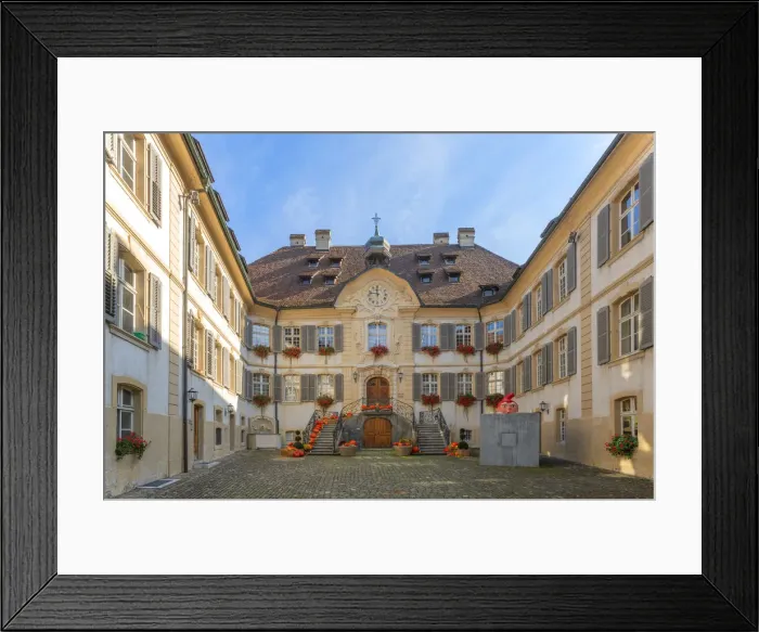 Framed Print : Musee de l Hotel-Dieu, Porrentruy, Jura, Switzerland Framed Print : Musee de l Hotel-Dieu, Porrentruy, Jura, Switzerland