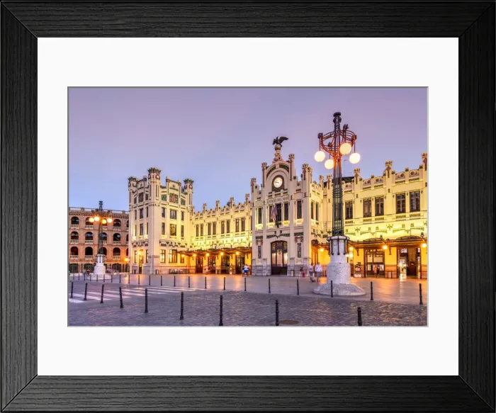 Framed Print : Estacio del Nord railway station, Valencia, Comunidad Valenciana, Spain Framed Print : Estacio del Nord railway station, Valencia, Comunidad Valenciana, Spain