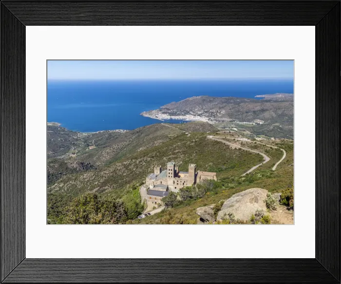 Framed Print : Sant Pere de Rodes benedictine monastery, El Port de la Selva, Costa Brava, Catalonia Framed Print : Sant Pere de Rodes benedictine monastery, El Port de la Selva, Costa Brava, Catalonia