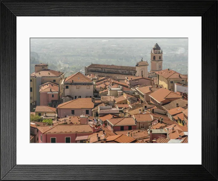 Framed Print : europe, Italy, Liguria. View of Castelnuovo Magra in Lunigiana Framed Print : europe, Italy, Liguria. View of Castelnuovo Magra in Lunigiana