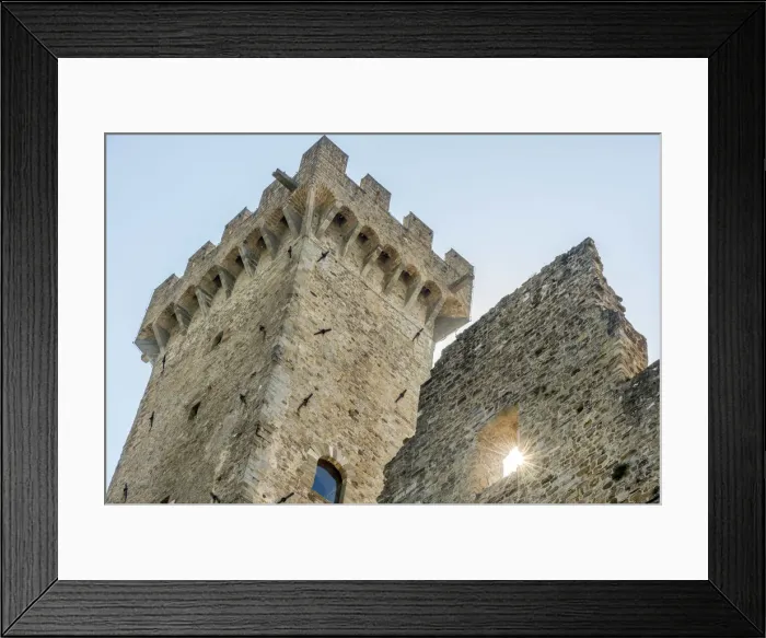 Framed Print : europe, Italy, Liguria. Detail of the castle of Castelnuovo Magra in Lunigiana Framed Print : europe, Italy, Liguria. Detail of the castle of Castelnuovo Magra in Lunigiana