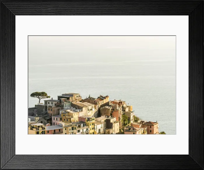 Framed Print : europe, Italy, Cinque Terre. view over Corniglia Framed Print : europe, Italy, Cinque Terre. view over Corniglia