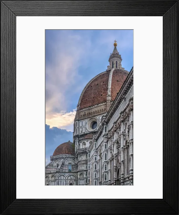 Framed Print : Europe, Italy, Tuscany, Florence, Santa Maria del Fiore, Florence Cathedral, Duomo