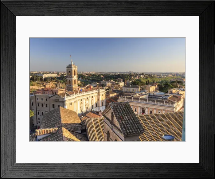 Framed Print : Italy, Rome, Capidoglio, home of the city Mayor