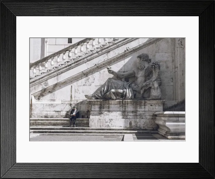 Framed Print : Rome, Lazio, Italy. Statue at Capitol hill Framed Print : Rome, Lazio, Italy. Statue at Capitol hill