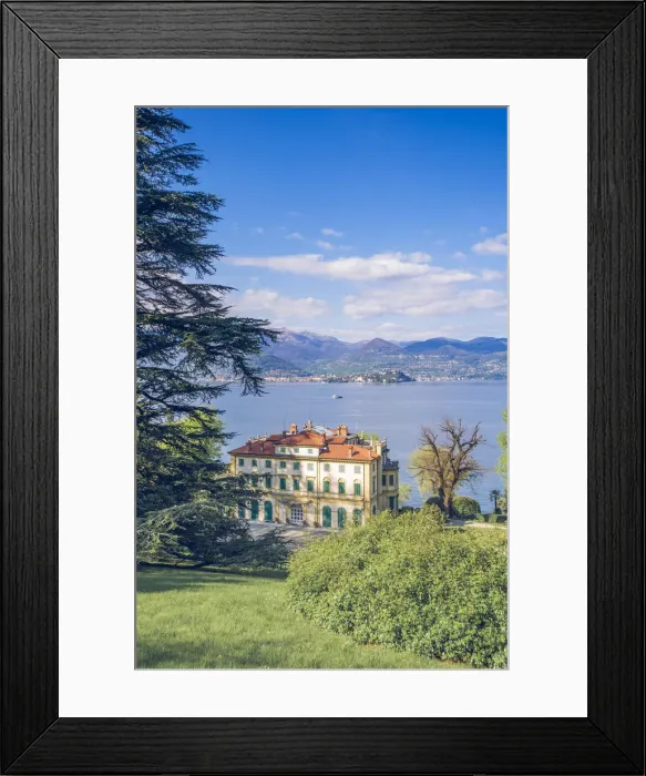 Framed Print : Villa Pallavicino, Stresa, Lake Maggiore, Piedmont, Italy Framed Print : Villa Pallavicino, Stresa, Lake Maggiore, Piedmont, Italy
