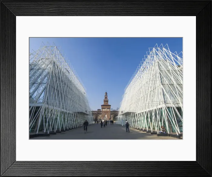 Framed Print : Expo gate in front of Sforzesco castle. Milan, Lombardy, Italy Framed Print : Expo gate in front of Sforzesco castle. Milan, Lombardy, Italy