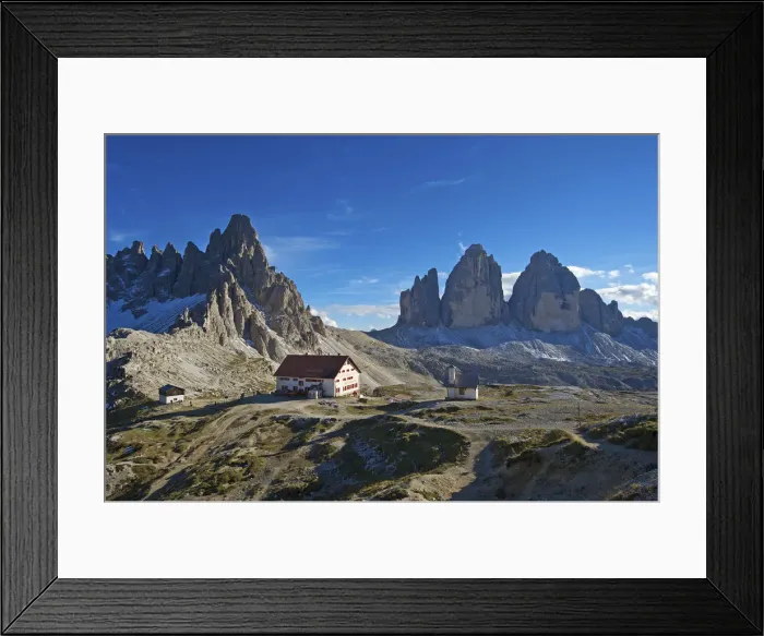 Framed Print : Le Tre Cime di Laveredo, Dolomites, Trentino, South Tyrol, Italy Framed Print : Le Tre Cime di Laveredo, Dolomites, Trentino, South Tyrol, Italy