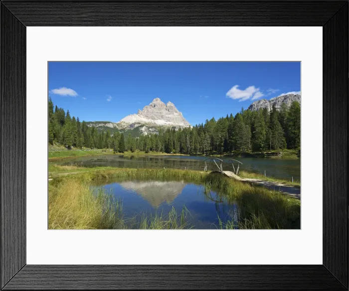 Framed Print : Lago Antorno, Sextner Dolomites, Trentino-South Tyrol, Italy Framed Print : Lago Antorno, Sextner Dolomites, Trentino-South Tyrol, Italy