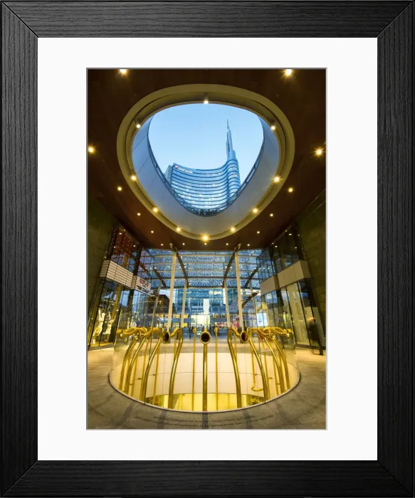 Framed Print : Porta Nuova architecture and Unicredit Tower. Milan, Italy Framed Print : Porta Nuova architecture and Unicredit Tower. Milan, Italy