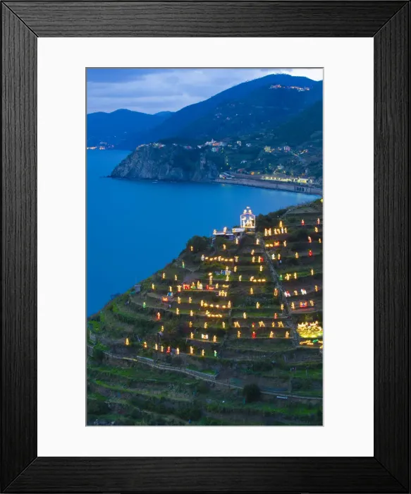 Framed Print : The world biggest presepio on the hills of Manarola, Cinque Terre, ligurian coast, Italy Framed Print : The world biggest presepio on the hills of Manarola, Cinque Terre, ligurian coast, Italy