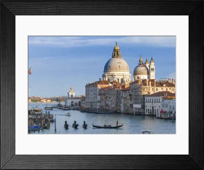 Framed Print : Santa Maria della Salute and Canal Grande at sunset. Venice, Veneto, Italy Framed Print : Santa Maria della Salute and Canal Grande at sunset. Venice, Veneto, Italy