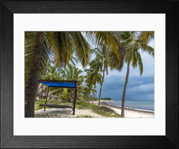 Framed Print : Africa, Tanzania, Tanga. Pangani. The Lodge The Tides