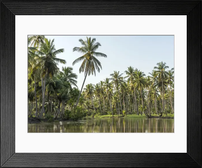 Framed Print : Africa, Tanzania, Tanga, Pangani. A boat excursion on the Pangani river