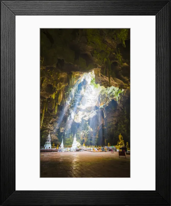 Framed Print : Buddhist temple inside the Tham Khao Luang Cave, Phetchaburi, Thailand Framed Print : Buddhist temple inside the Tham Khao Luang Cave, Phetchaburi, Thailand