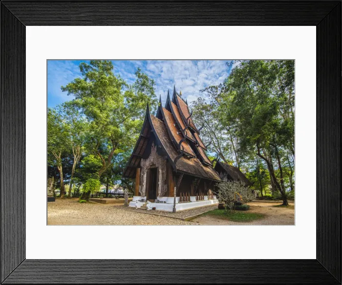Framed Print : Baan Dam (The Black House), Chiang Rai, Thailand Framed Print : Baan Dam (The Black House), Chiang Rai, Thailand