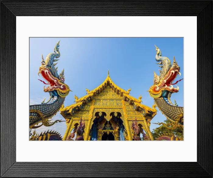 Framed Print : Wat Rong Suea Ten (Blue Temple), Chiang Rai, Thailand Framed Print : Wat Rong Suea Ten (Blue Temple), Chiang Rai, Thailand
