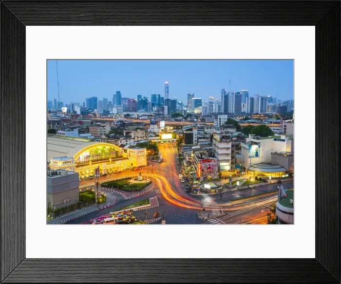 Framed Print : Hua Lamphong Train Station, Pathum Wan, Bangkok, Thailand Framed Print : Hua Lamphong Train Station, Pathum Wan, Bangkok, Thailand
