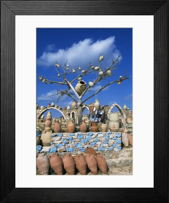 Framed Print : Pottery, Guellala, Djerba, Tunisia Framed Print : Pottery, Guellala, Djerba, Tunisia