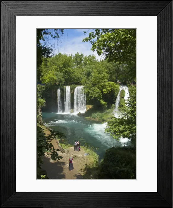 Framed Print : Dueden waterfalls near Antalya, Turquoise Coast, Turkey Framed Print : Dueden waterfalls near Antalya, Turquoise Coast, Turkey