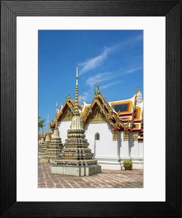 Framed Print : Stupas at Wat Pho (Temple of the Reclining Buddha), Bangkok, Thailand Framed Print : Stupas at Wat Pho (Temple of the Reclining Buddha), Bangkok, Thailand